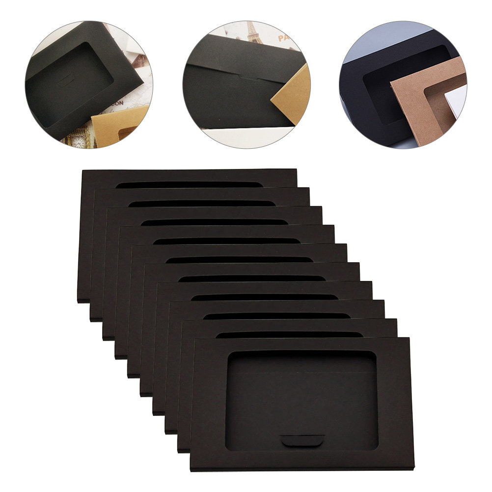 Letter Envelope Kraft - 10Pcs Kraft Paper Envelop Boxes Open