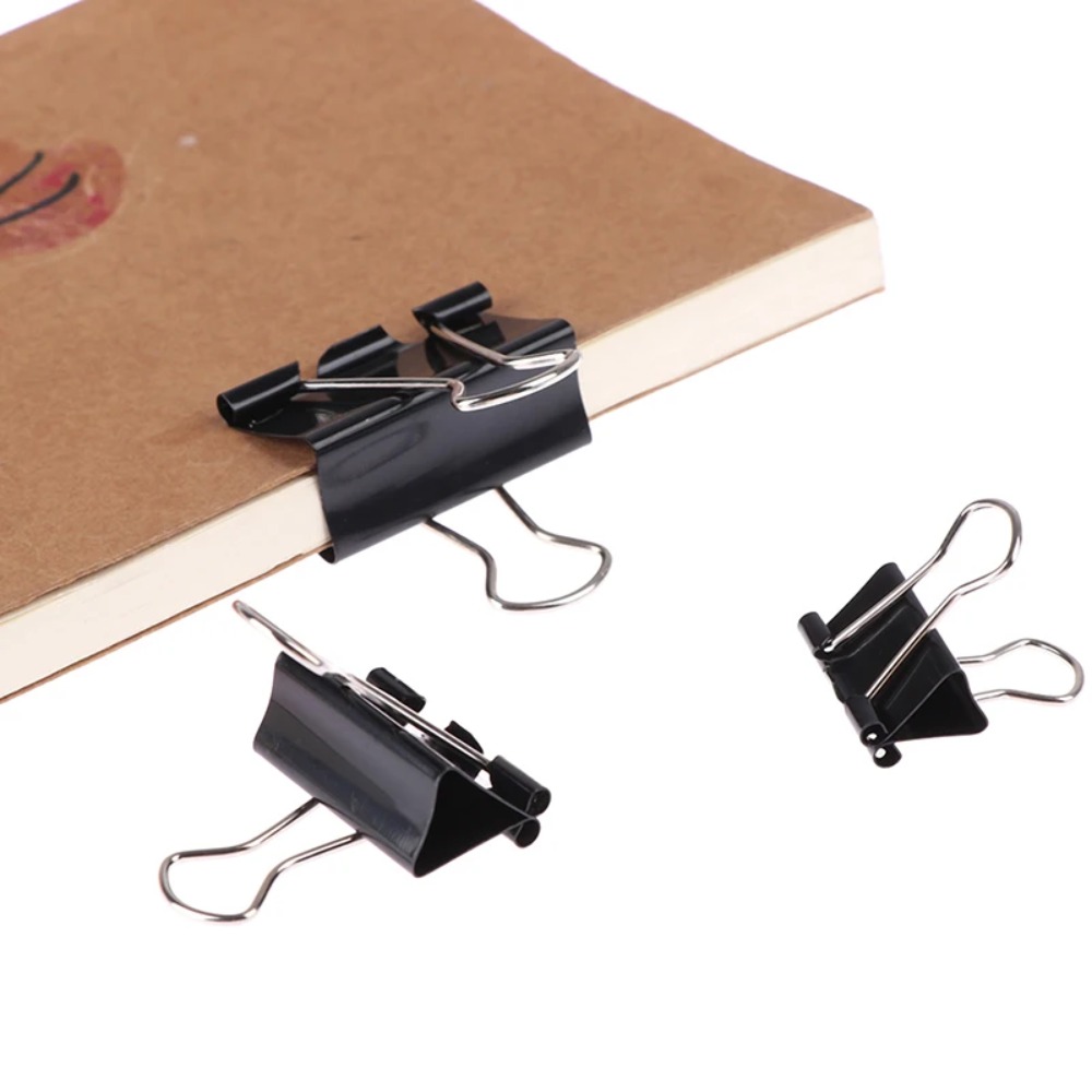 Binder Clip Assorted - 10pcs Metal Binder Clips 19mm 25mm