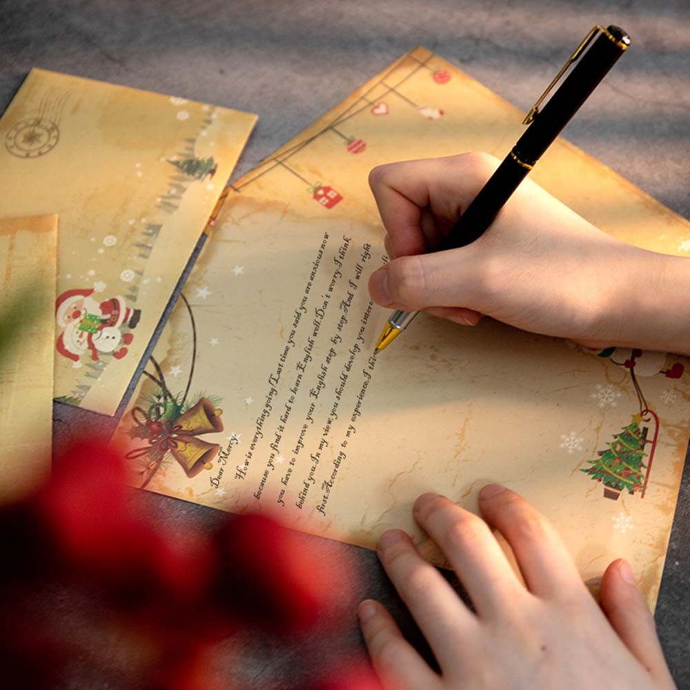 DIY 6pcs/set Greeting Card Inv - Letter Envelope Kraft 评论和价格
