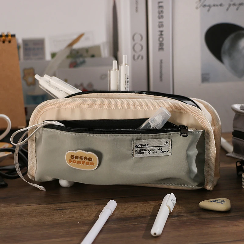 Large Capacity Pencil Case Min - Office Supply Office Stationery Items 评论和价格