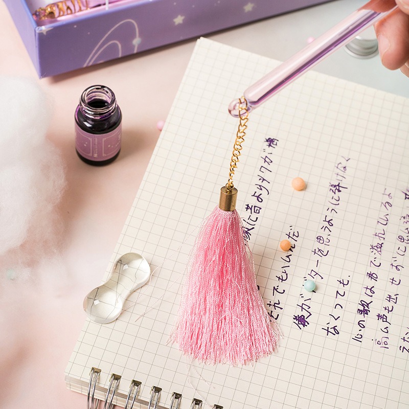 Glass Dip Pen Calligraphy Set  - Fountain Pen Ink 评论和价格