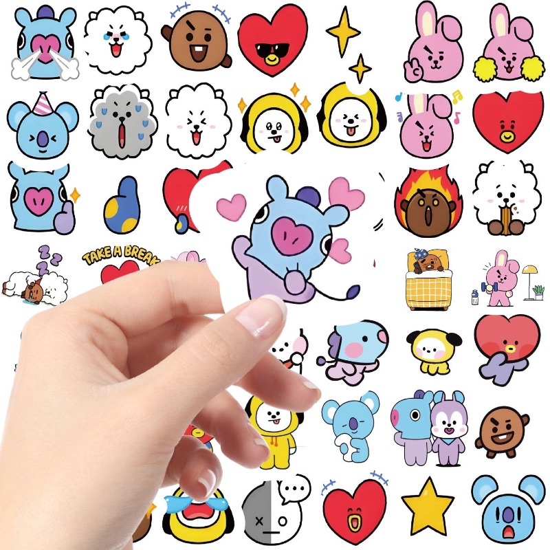 BT21 koya RJ tata Shooky Mang  - Memo Pad Sticky 评论和价格