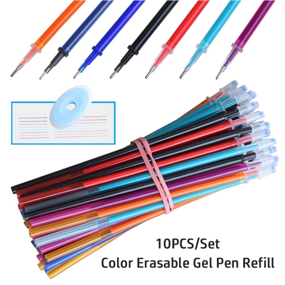 10PCS/Set 0.5mm Colorful Ink G - Gel Ink Pen Set 评论和价格
