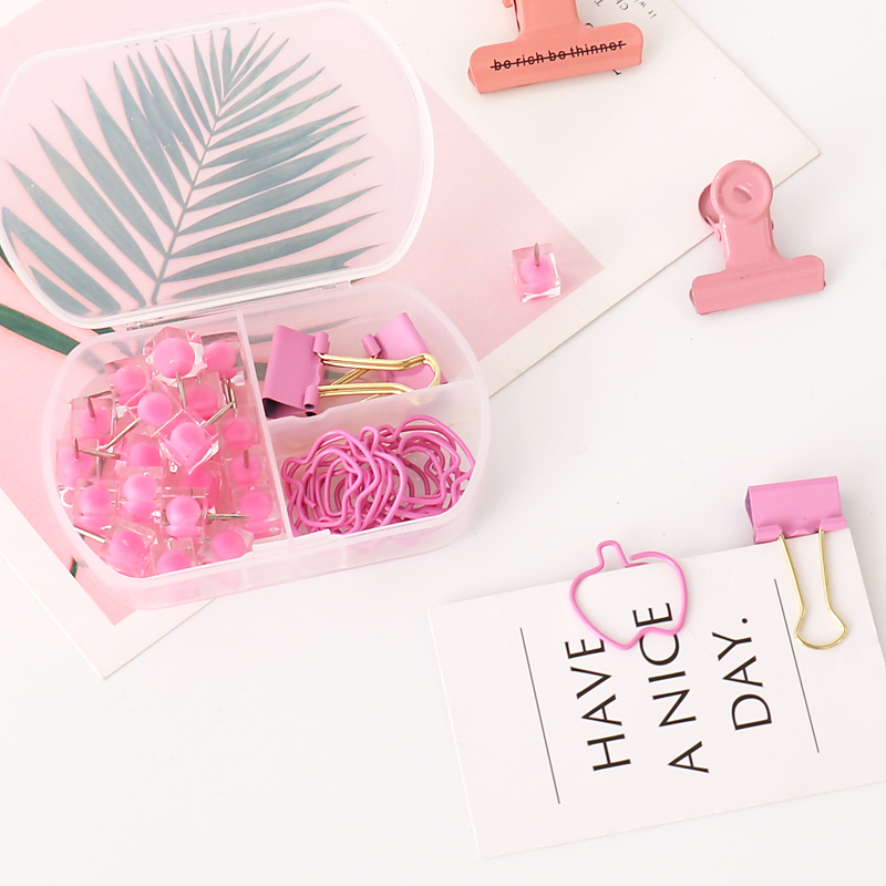 TUTU coloful Binder clips push - Binder Clip Assorted 评论和价格