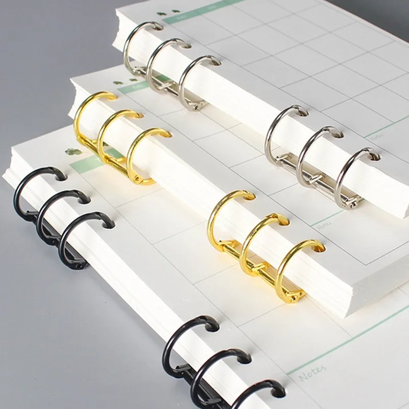 2pcs/set Metal Book Rings File - Binder Clip Assorted 评论和价格