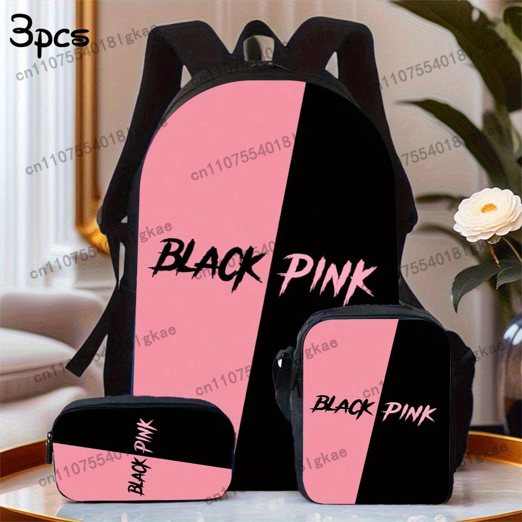 3pcs Summer Essential KPOP Bac - Pencil Case Large 评论和价格