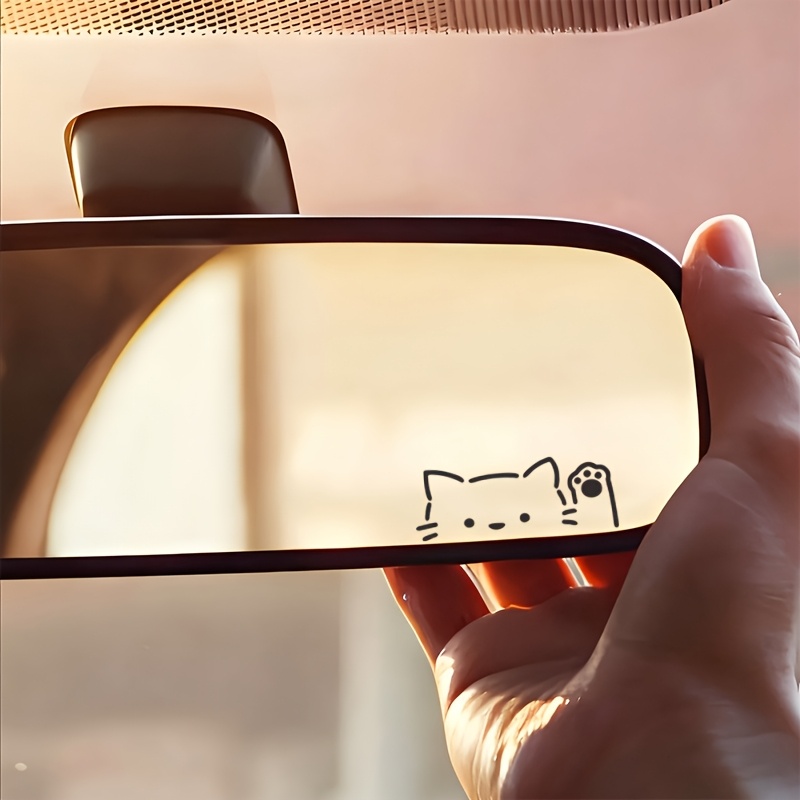 2pcs Cartoon Peeking Cat Car M - Memo Pad Sticky 评论和价格