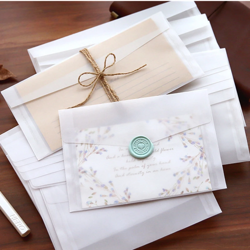 A5 A6 Sulfuric acid paper tran - Letter Envelope Kraft 评论和价格
