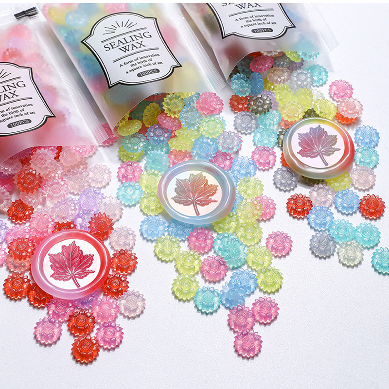 100pcs Translucent Sunflower S - Letter Envelope Kraft 评论和价格