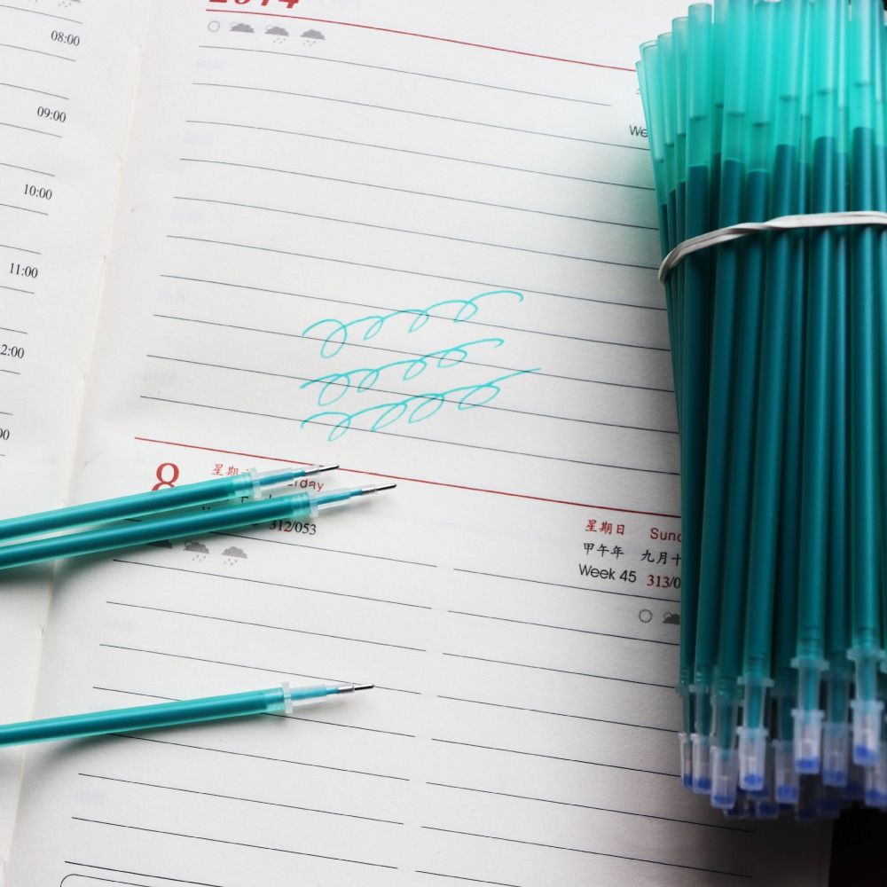10PCS/Set 0.5mm Colorful Ink G - Gel Ink Pen Set 评论和价格