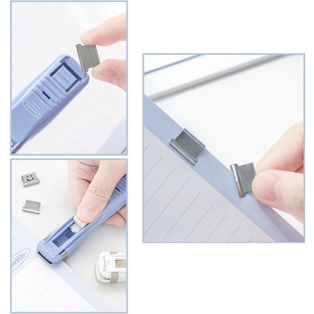 Smile Design Push Paper Clip N - Binder Clip Assorted 评论和价格